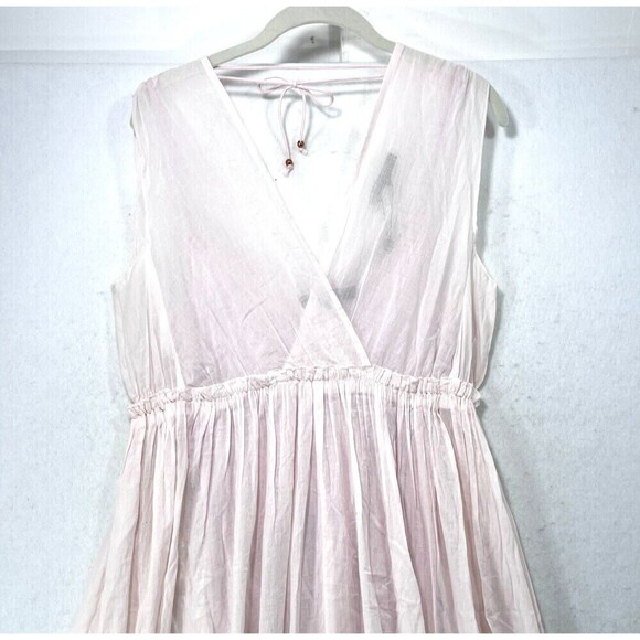 Ilse Jacobsen Dress Women 6 Pink Maxi Flowy Coquette Romantic Lightweight Cotton - Picture 4 of 16